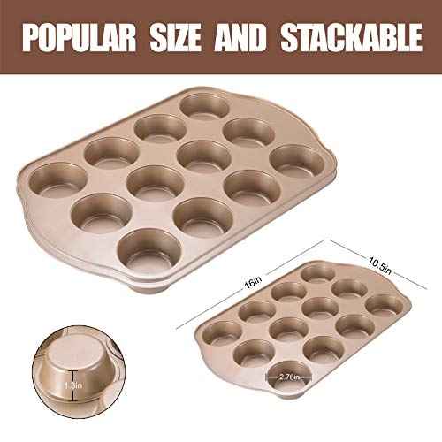 2 Pack Nonstick Muffin Pan Set (2 Count)