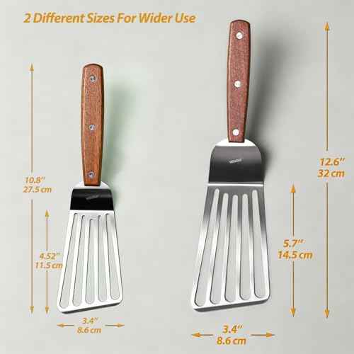 Offset Fish Spatula Turner Set
