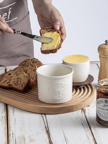 Cow Butter Crock with Lid for Countertop