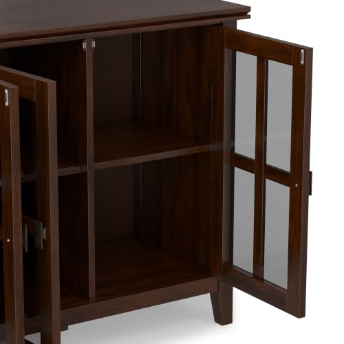 Artisan 66" Wide Solid Wood Sideboard in Russet Brown