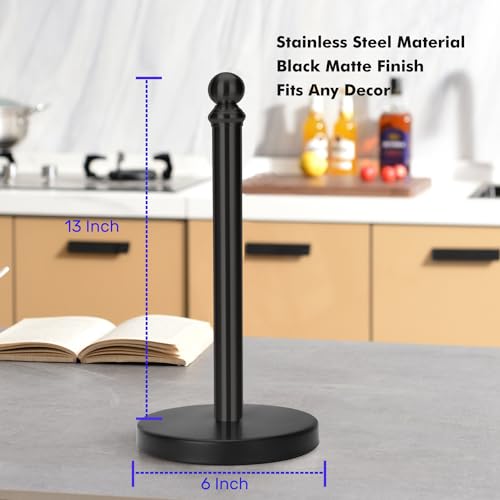 Black Paper Towel Holder Countertop
