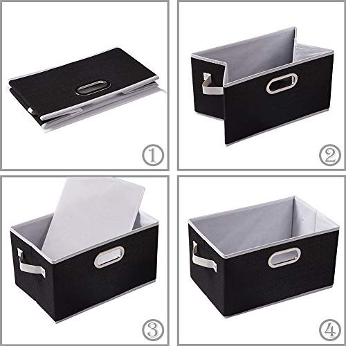 Larger Collapsible Storage Bins for Closet [3 (3 Count)