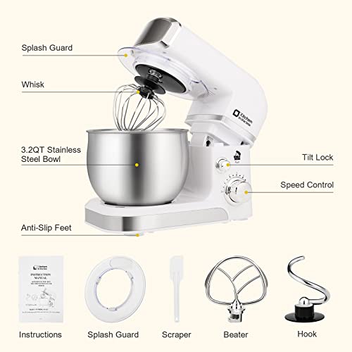 Stand Mixer 3.2Qt Mini Electric Food Mixer