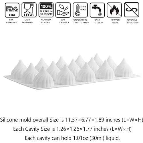 Cone Whirlwind Onion Silicone Mousse Cake Mold