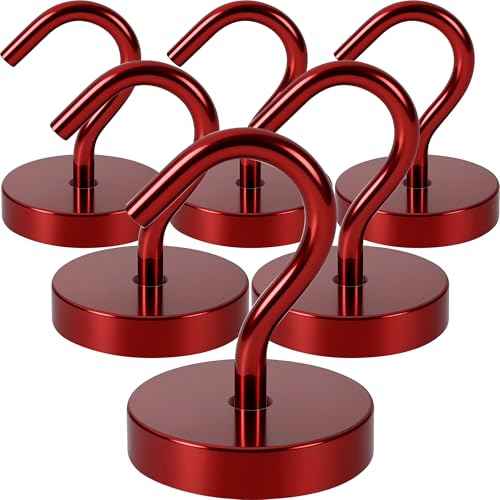Magnetic Hooks Large Opening (6 Count)