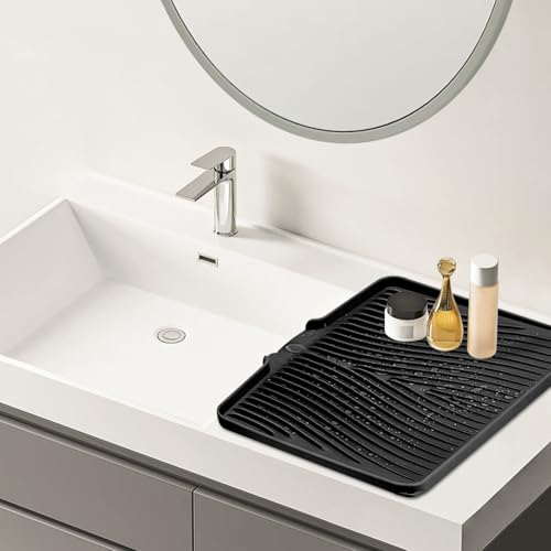Silicone Dish Drying Mat for Kitchen Counter (2 Count)