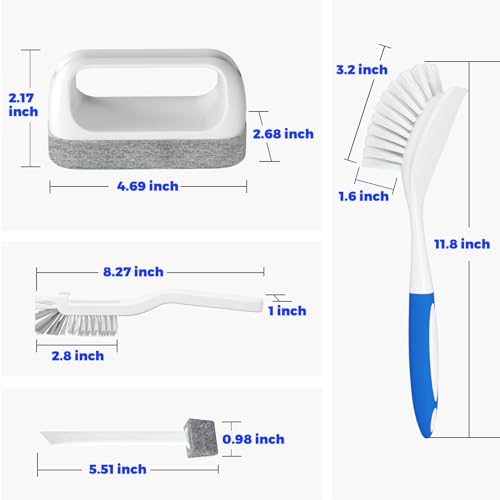 Dish Brush Cleaning Brush Set for Cleaning Groove Gap (6 Count)