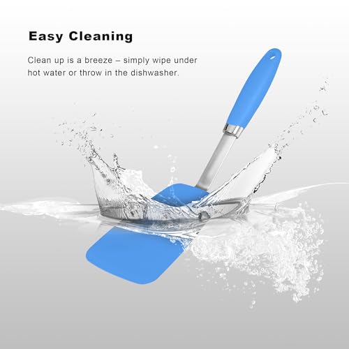 5 Piece Silicone Spatulas Set with Tongs