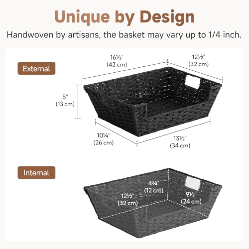 Pantry Baskets for Organizing (2 Count)