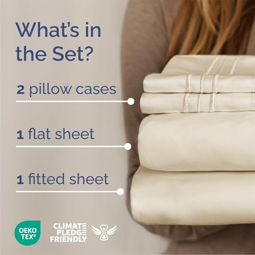 Queen Size 4 Piece Sheet Set