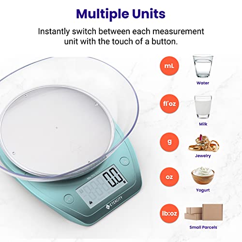Food Kitchen Scale with Bowl