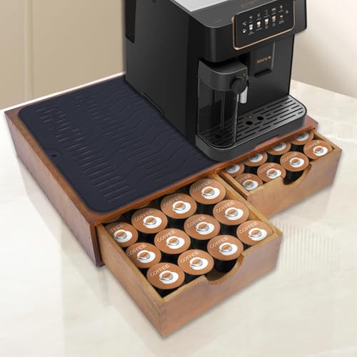 Wooden Coffee Pod Holder Drawer