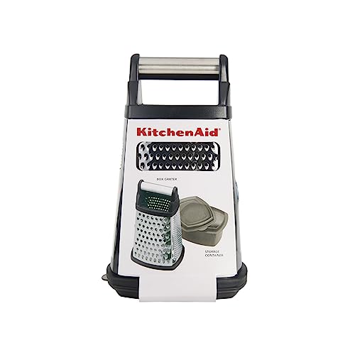 Gourmet Box Grater with Detachable Measuring Container and Lid