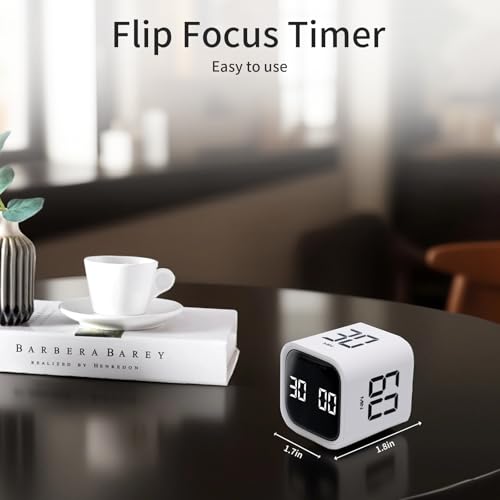 Productivity Timer Flip Gravity Sensor Cube Timer Countdown & Countup (3 Count)