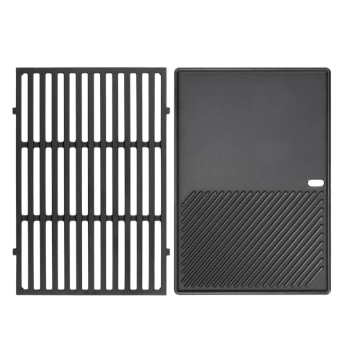 Grill Griddle and Grates for Weber Spirit 300 and II 300 Series Grills (2 Count)