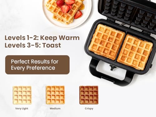 Waffle Maker with Removable Plates
