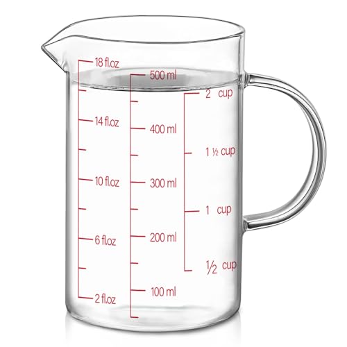 18OZ 500ML Glass Measuring Cup
