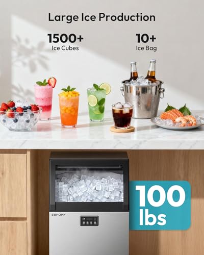 Commercial Gourmet Ice Maker Machine (24 Count)