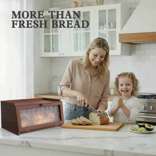 Bread Box for Kitchen Countertop