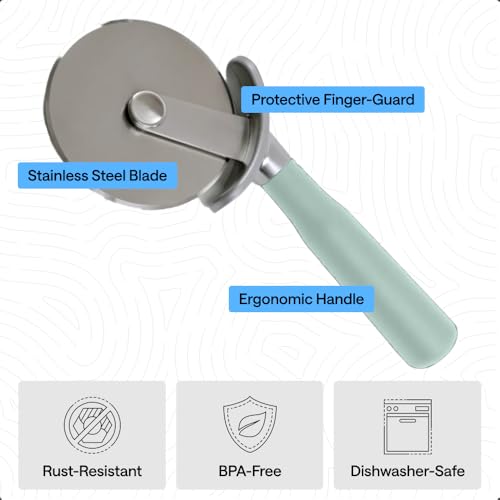 Patented Stainless Steel Large Pizza Cutter Wheel