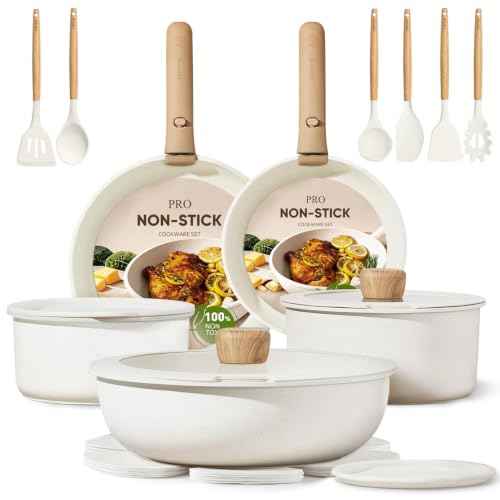 21pcs Pots and Pans Set Non Stick