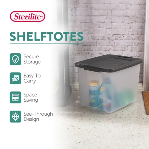 12 Pack 50 Quart ShelfTotes (12 Count)