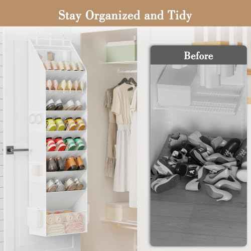 Shoe Storage Over the Door Shoe Organizer
