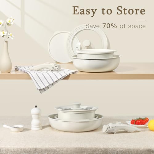 Ceramic Pots and Pans Set Non Stick