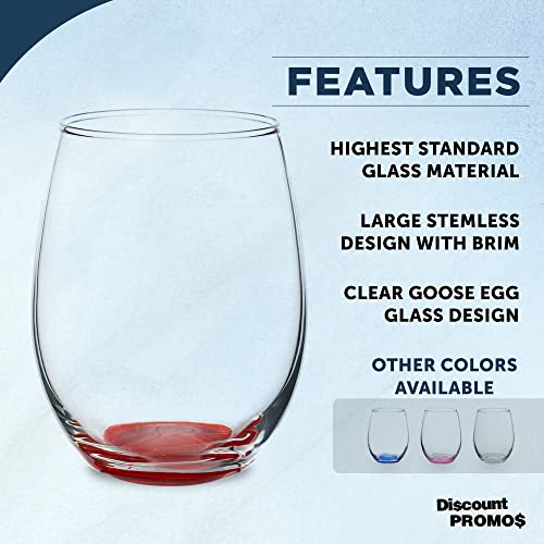 Stemless Wine Glasses in Bulk by ARC Perfection (10 Count)