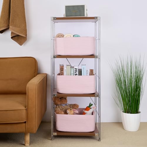 Large Storage Baskets for Organizing (4 Count)