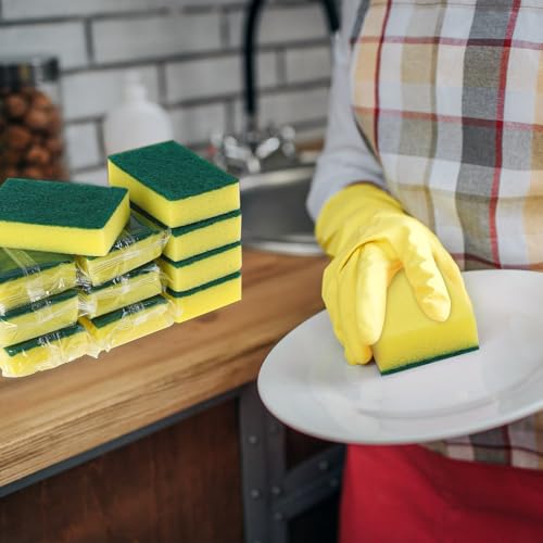 90Pack Individually Wrapped Sponges Uncompressed Kitchenware (19.2 Ounce)