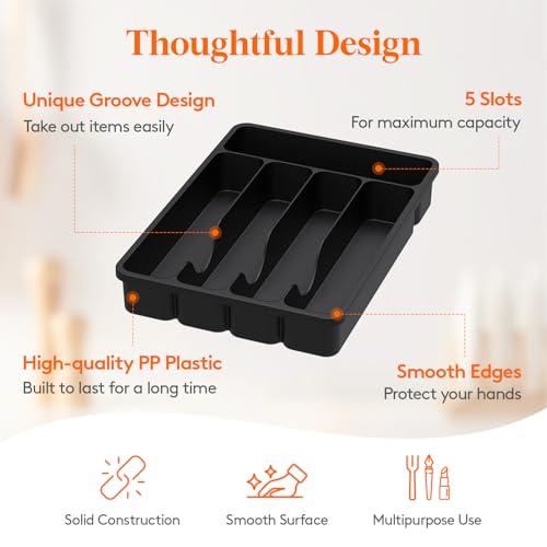 Silverware Drawer Organizer Tray