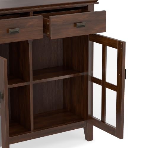 Artisan 36" Wide Solid Wood Cabinet in Russet Brown