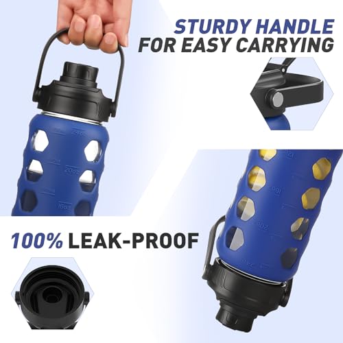 Glass Water Bottle
