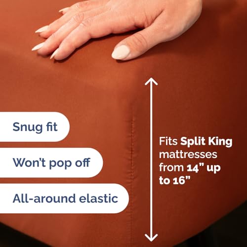 Flex Top Split Head King 4 Piece Sheet Set