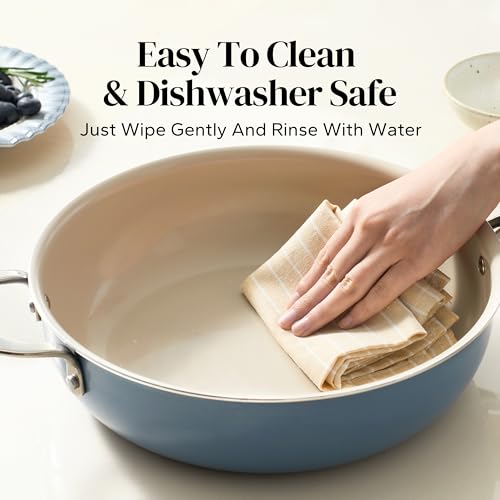 Ceramic Saute Pan with Lid