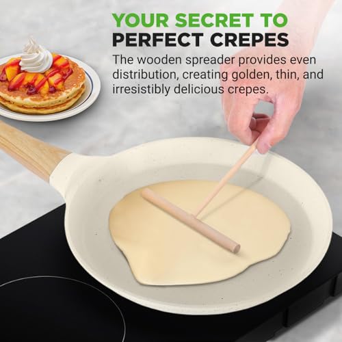 11” Non Stick Crepe Pan with Wooden Spreader