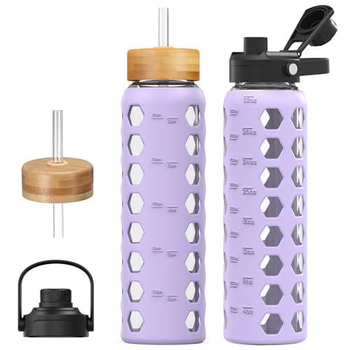 Glass Water Bottle