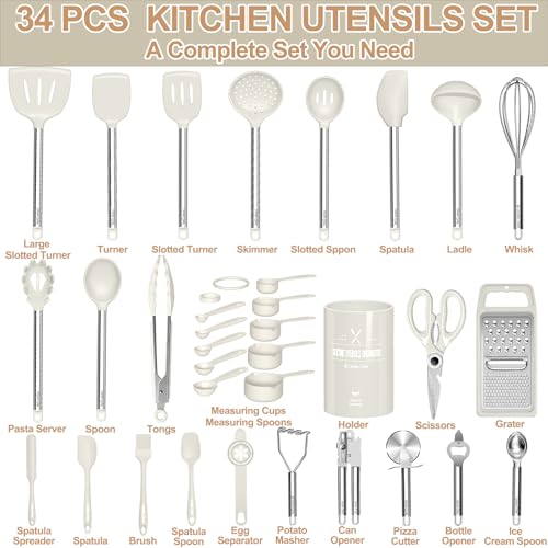 Kitchen Utensils Set (34 Count)