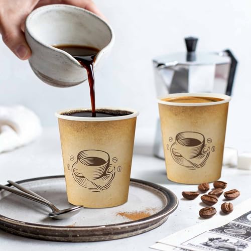 200 Pack 10 oz Coffee Cups Disposable Paper Cups (200 Count)