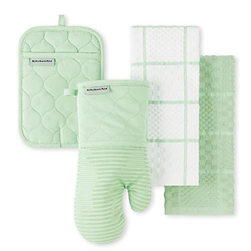 Quilted Cotton Terry Cloth Oven Mitt