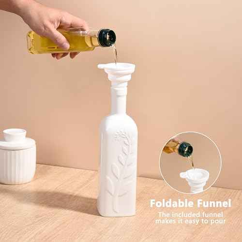 20 Oz Olive Oil Dispenser Bottle with Spout