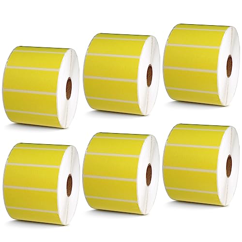 2.625" x 1" 67 mm x 25 mm (6 Count)