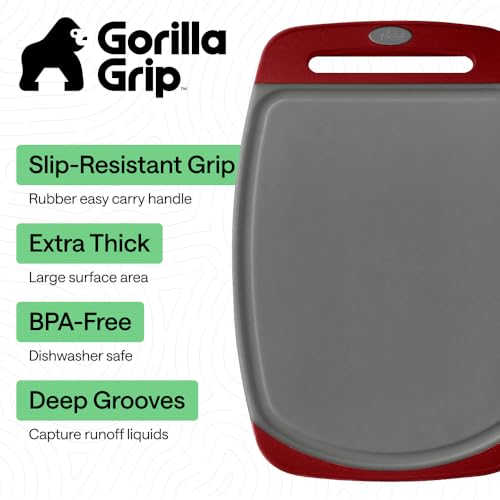 BPA Free Reversible Kitchen Cutting Board (3 Count)