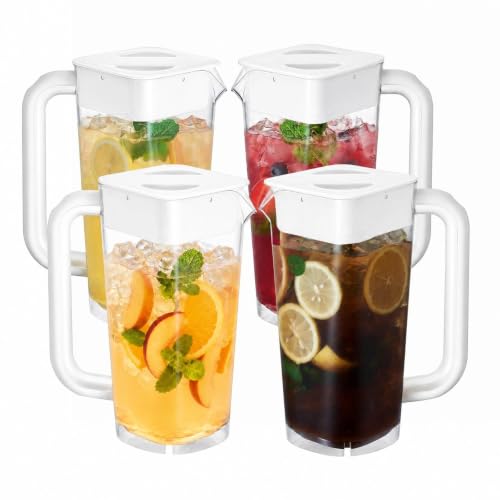 4Pk 2L 68oz Plastic Pitcher w