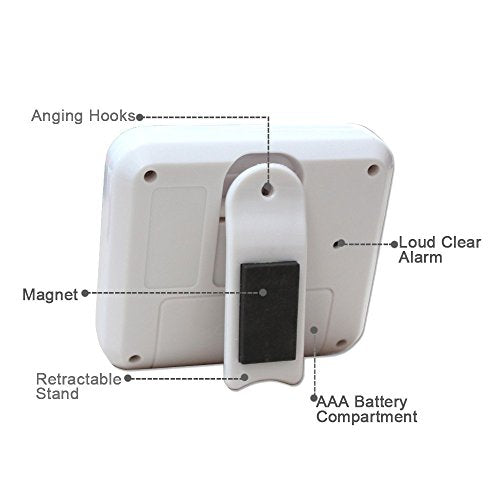 Digital Kitchen Timer Magnetic Countdown Up Cooking Timer Clock