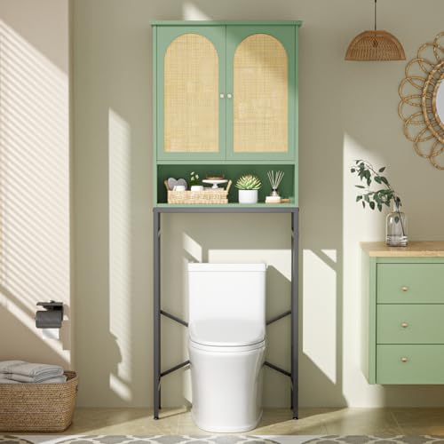 Rattan Toilet Storage Cabinet