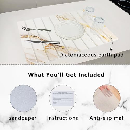 Large Stone Diatomaceous Dish Drying Mat