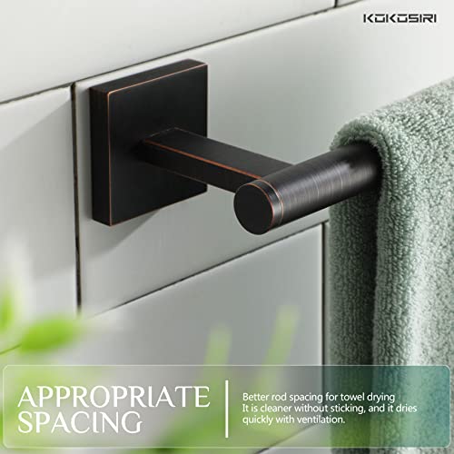 Bathroom Towel Bar Hand Towel Holders Wall Mount Toilet Kitchen Cabinet Paper Holder Stainless Steel Bath Accessories Oil Rubbed Bronze 2 Pack