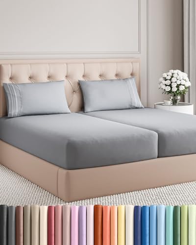Split King Size 5 Piece Sheet Set